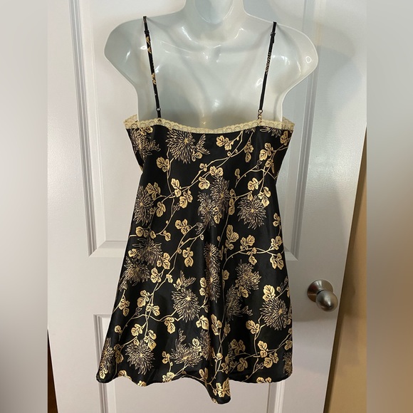 NEW Victoria’s Secret La SENZA 2-pc Lingerie Top and Panty Black and Gold M / S - Picture 5 of 11